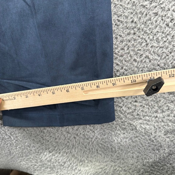 Greg Norman Chino Pants Mens 40x32 Blue Navy Polyester Stretch Straight Golf - Picture 8 of 9